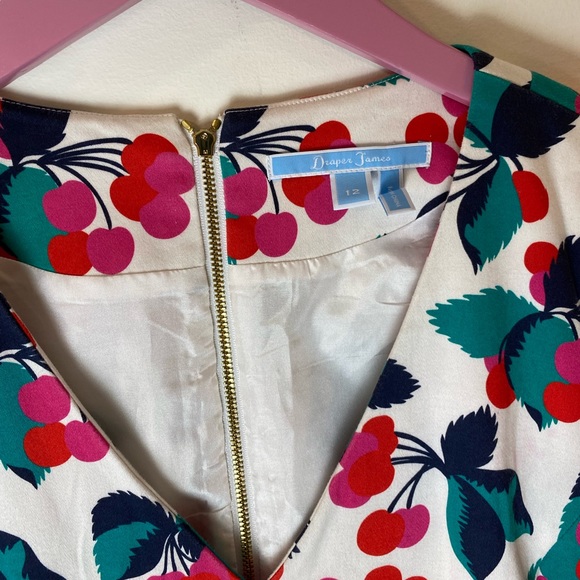 EEUC Draper James Cherry 🍒 Orchard Love Circle Dress - Picture 11 of 14